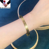 BE535 European Hot Woman Girl Party Wedding Gift 24KT Bracelet Bangle
