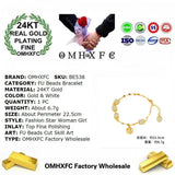 European Vintage Beads Bracelet 24KT