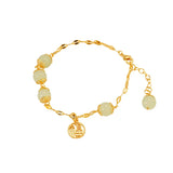 European Vintage Beads Bracelet 24KT