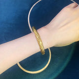 European Fine Woman Wedding Gift Peacock Bracelet Bangle