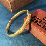European Fine Woman Wedding Gift Peacock Bracelet Bangle