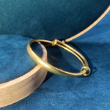 European Woman Bride Party Birthday Wedding Gift 24KT Bracelet Bangle