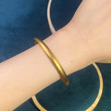 European Woman Bride Party Birthday Wedding Gift 24KT Bracelet Bangle