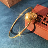 BE544 European Fine Woman Bride Party Wedding Gift 24KT Bracelet Bangle