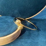 BE544 European Fine Woman Bride Party Wedding Gift 24KT Bracelet Bangle