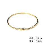 European Fine Woman Girl Bride Party Birthday Wedding Gift Slim 24KT Bracelet Ba