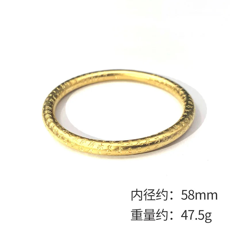 European Fine Hot Woman Girl Bride Party 24KT Bracelet Bangle