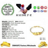 PIXIU 24KT Bracelet Bangle European Style Hot Woman Birthday Gift
