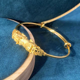 PIXIU 24KT Bracelet Bangle European Style Hot Woman Birthday Gift