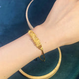 PIXIU 24KT Bracelet Bangle European Style Hot Woman Birthday Gift