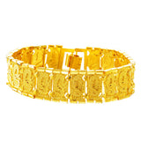 OMHXFC Dragon Wide Watch Chain 24KT Bracelet BE347
