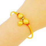 European Fine Woman Bride Mother Party Birthday Wedding Beads Bracelet Bangle