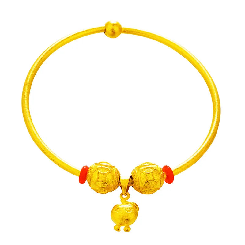 European Fine Woman Bride Mother Party Birthday Wedding Beads Bracelet Bangle