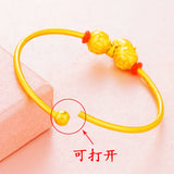 European Fine Woman Bride Mother Party Birthday Wedding Beads Bracelet Bangle