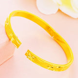 Vintage 24KT Bangle - European Hot Jewelry Woman Female Party