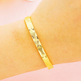 Vintage 24KT Bangle BE304 Hot Jewelry for Party Birthday Wedding