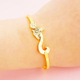 Vintage Fox 24KT Bangle BE308 - European Hot Jewelry Woman Female Party Gift