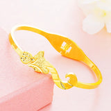 Vintage Fox 24KT Bangle BE308 - European Hot Jewelry Woman Female Party Gift