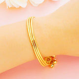 European Hot Woman Female 24KT Bangle BE299