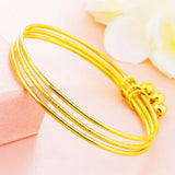 European Hot Woman Female 24KT Bangle BE299