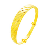 Vintage Star Lines 24KT Bangle BE300