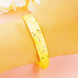 Vintage Star Lines 24KT Bangle BE300