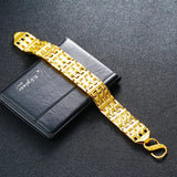 European Male Wide Watch Chain Bangle BE311