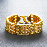 European Male Wide Watch Chain Bangle BE311