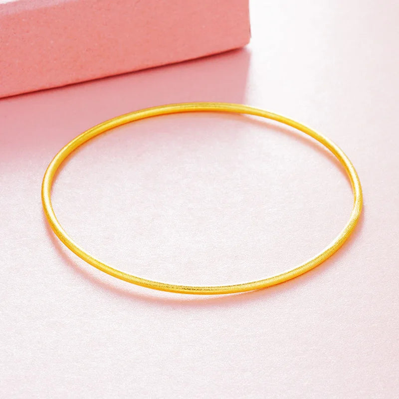 European Jewelry Woman Female Party Birthday Wedding Gift Slim Bohemia 24KT Bang