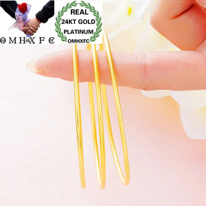 European Jewelry Woman Female Party Birthday Wedding Gift Slim Bohemia 24KT Bang