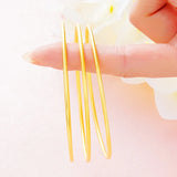 European Jewelry Woman Female Party Birthday Wedding Gift Slim Bohemia 24KT Bang