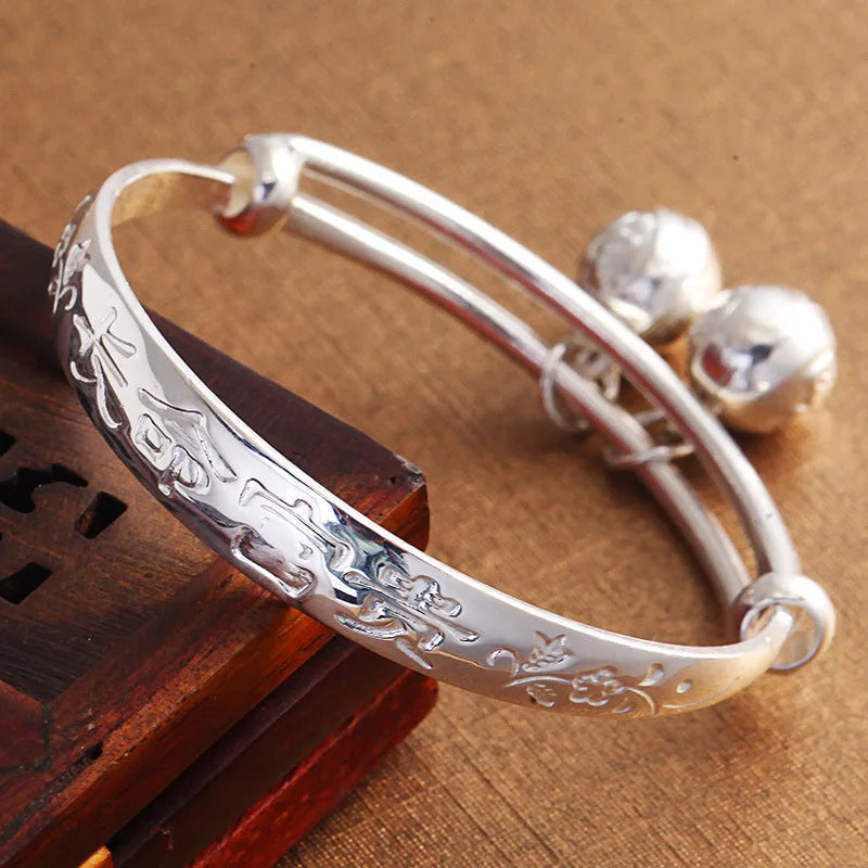 OMHXFC 925 Silver Bracelet for Kids Party Birthday Wedding