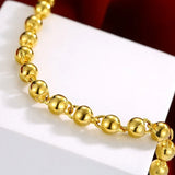 European Bride Party Wedding Gift Vintage Lucky Beads Chain Bracelet