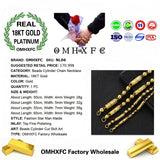 OMHXFC 18KT Chain Necklace NL06 Birthday Wedding Gift