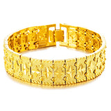 European Vintage Wide Watch 18KT Bracelets BE161