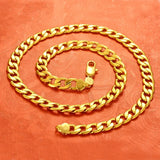 OMHXFC Vintage 24KT Chain Necklace
