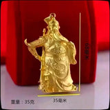 OMHXFC Guangong God 24KT Real Charm Pendant PN234
