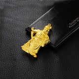 OMHXFC Guangong God 24KT Real Charm Pendant PN234