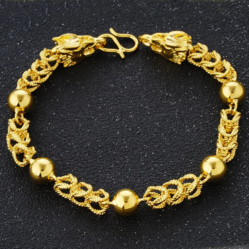 European Man Party Wedding Gift Dragon Link Bracelet
