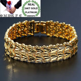 OMHXFC European Man Male Party Wide Watch 24KT Bracelets BE270