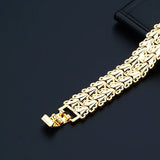 OMHXFC European Man Male Party Wide Watch 24KT Bracelets BE270