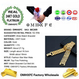 European Man Party Wide Watch 24KT Bracelets BE269