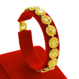 European Man Party Wedding Gift Wide Watch Fox Heart 24KT Bracelets