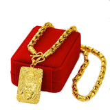 European Man Male Party Birthday Wedding Gift Rectangle Charm Pendant