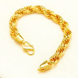 Vintage Dragon Head Thick Chain 18KT Bracelet ES61
