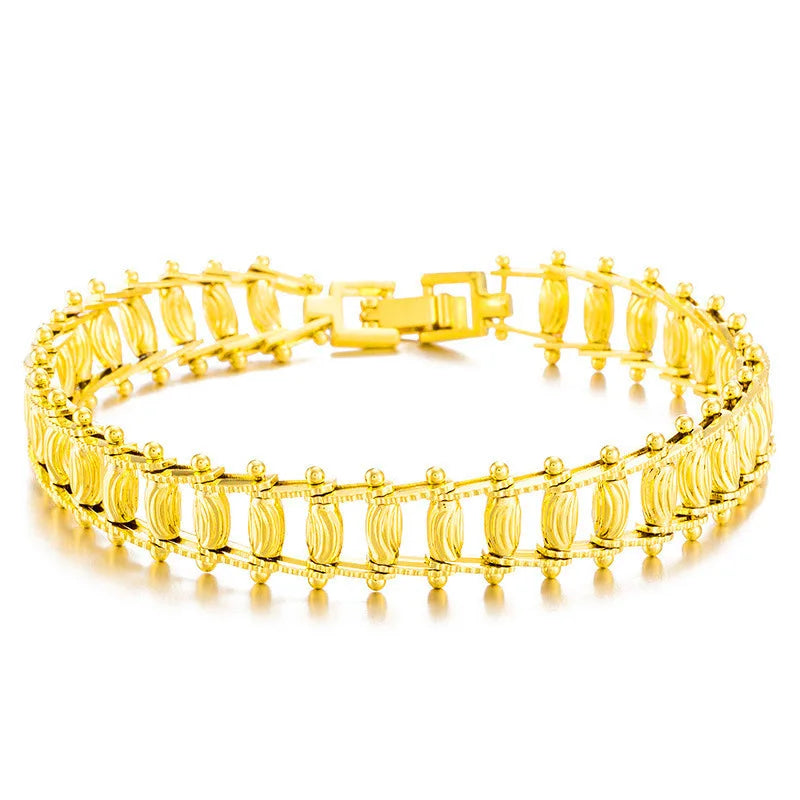 Vintage Fish Bone 18KT Bracelets BE172