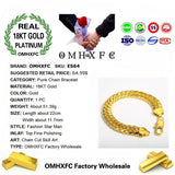 Vintage Punk Wide Thick Chain 18KT Bracelet ES64