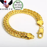 Vintage Punk Wide Thick Chain 18KT Bracelet ES64