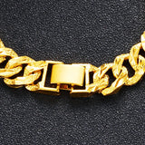 Vintage 24KT Wide Bracelet for Men