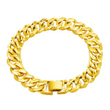 Vintage 24KT Wide Bracelet for Men